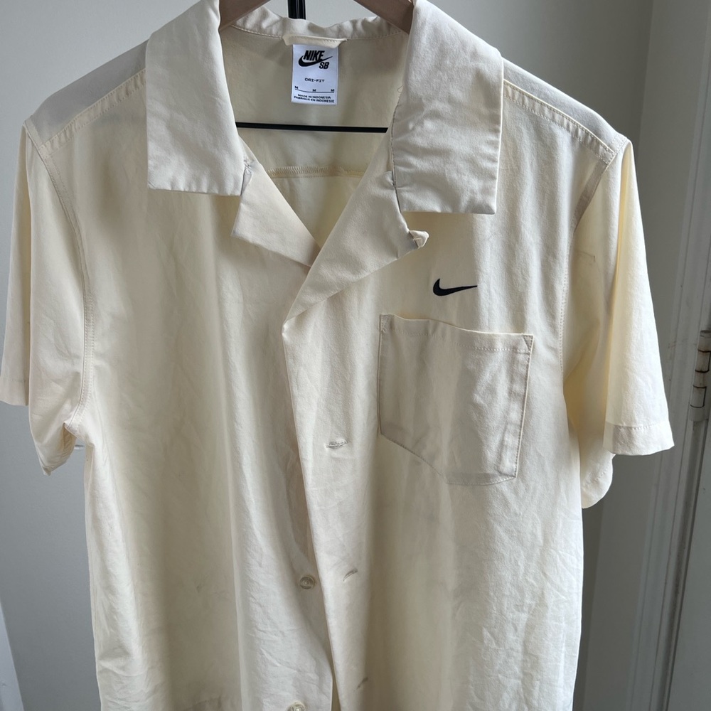 Nike SB Cream Button-Up Shirt
